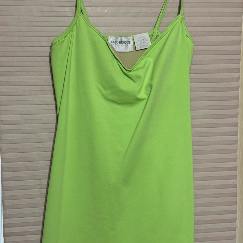 Vibrant Green Dress great for a tropical vacation